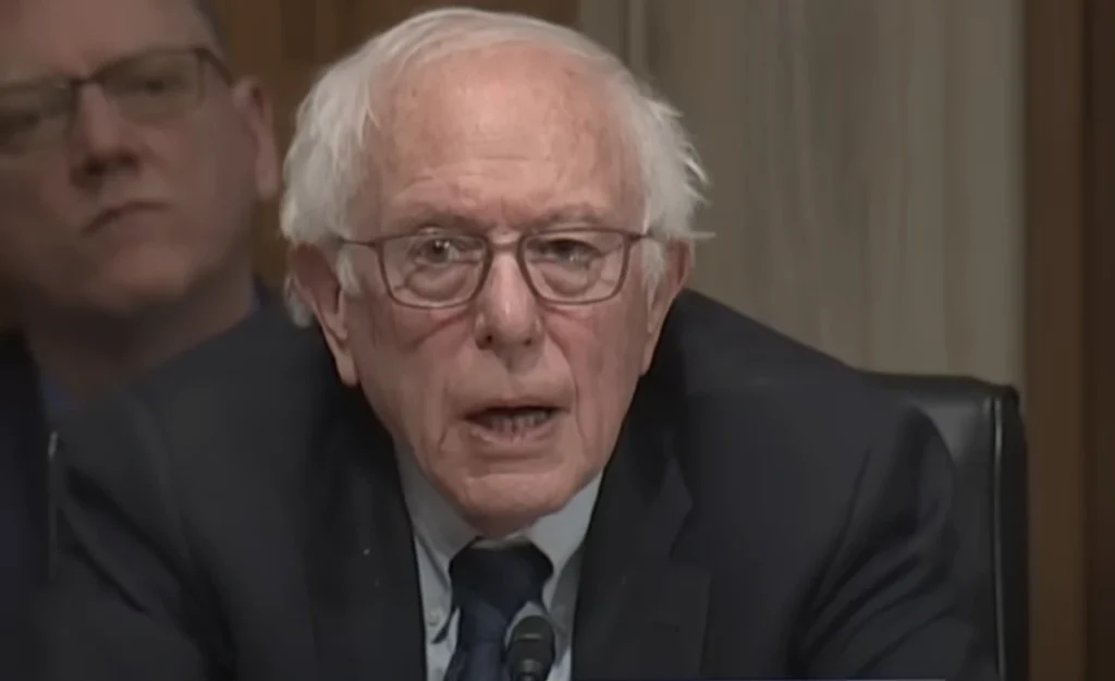 Sen. Bernie Sanders, I-Vt., speaks at RFK Jr.'s confirmation hearing. Credit: The Center Square.