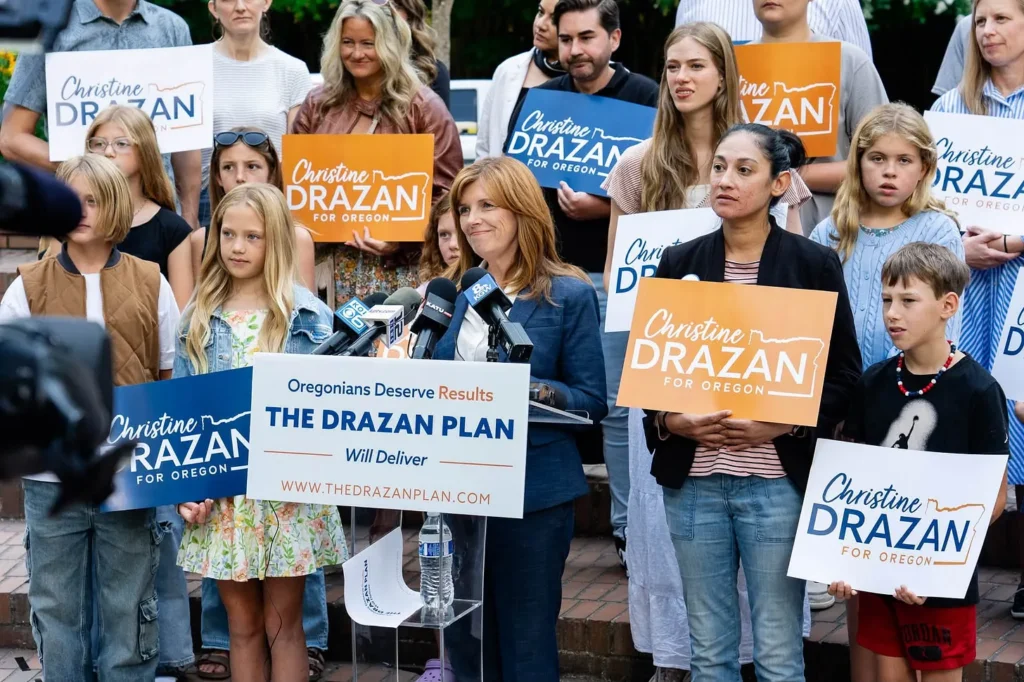 Drazan plan at rally - drazan facebook page